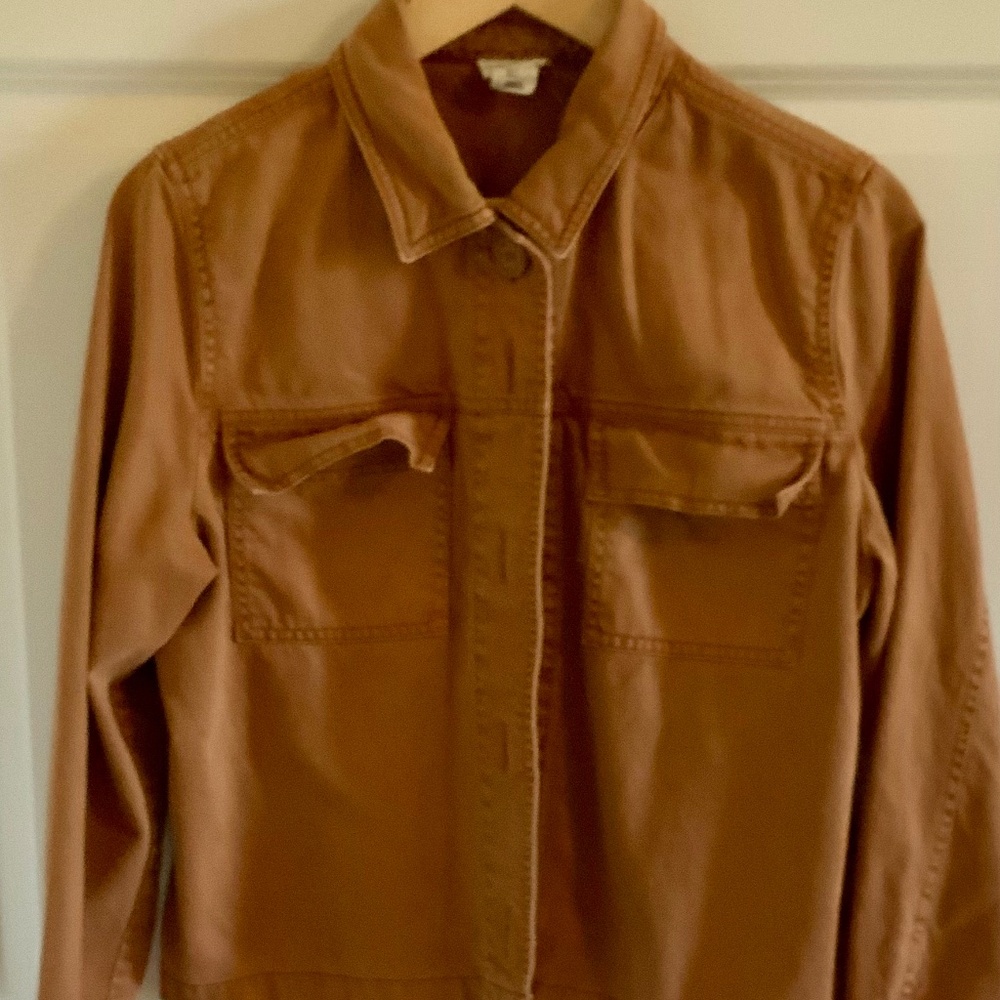 Nicole Miller boxy cotton jacket